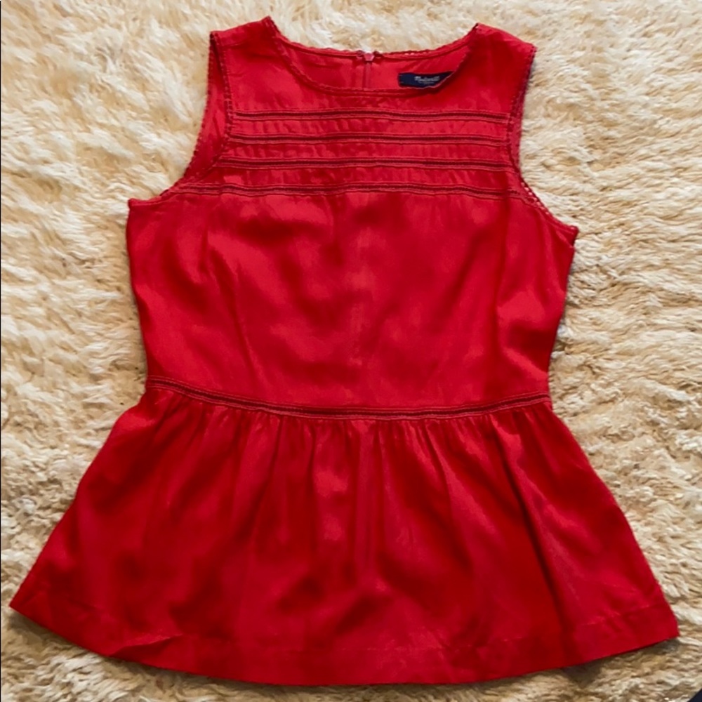 Madewell Red Top